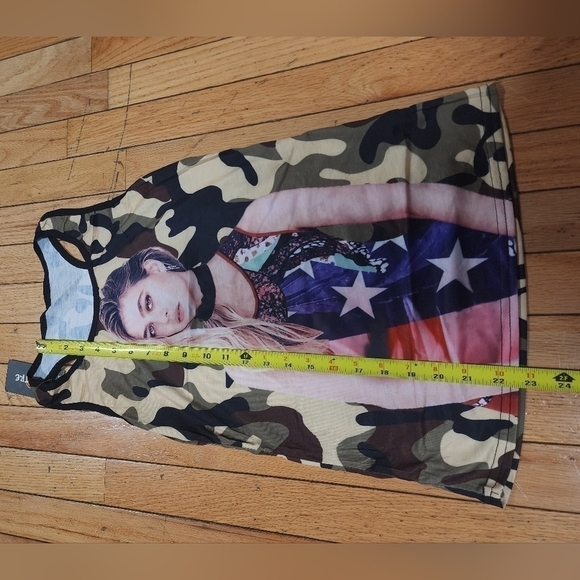 Women's Tank Top Camouflage Fashion Wild O-Neck Sleeveless Tops - Picture 7 of 8